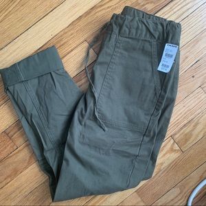 olive green utility pants
